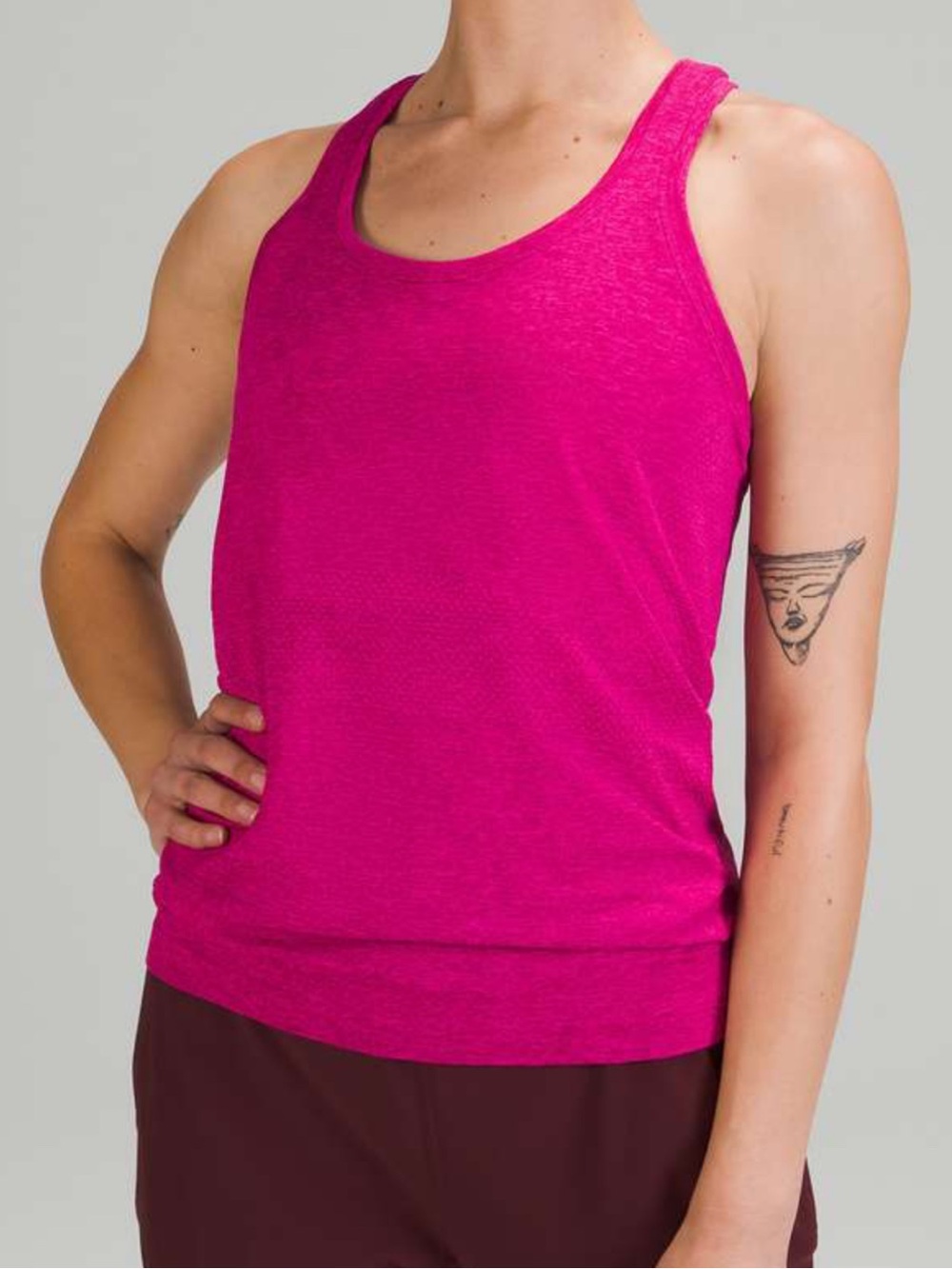 Lululemon Swiftly Racerback Tank size 2 Pow Pink / Ripened Raspberry